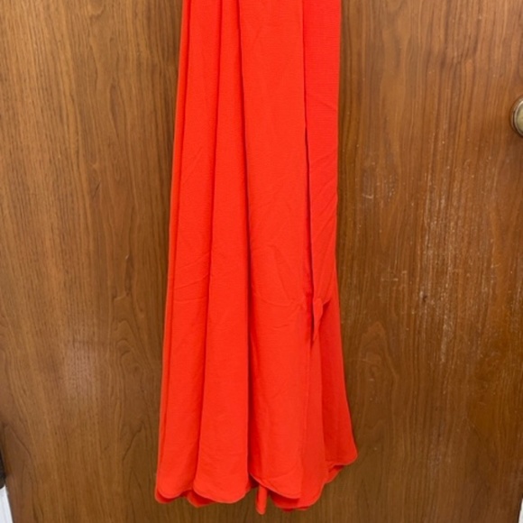 NWT MEGHAN LA Jasmine Maxi Wrap Dress Red READ - Picture 9 of 13